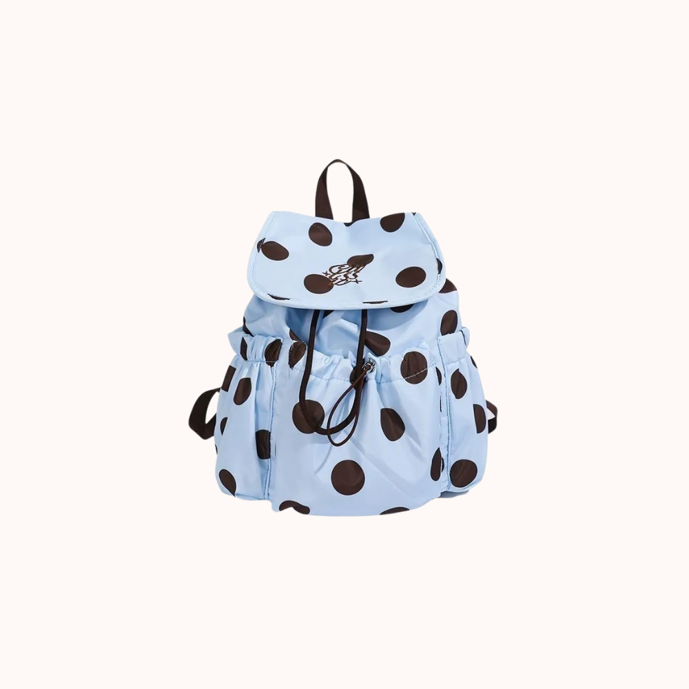 Pimelia Polka Dot Backpack for Women | Asverra