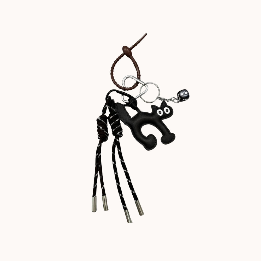 Shadow Cat Bag Charm