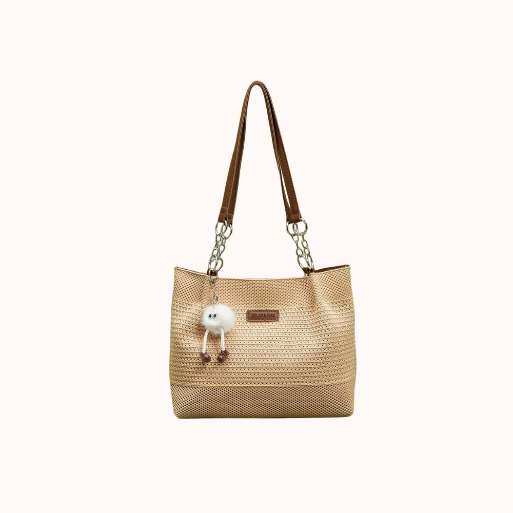 Vivelle Woven Tote Bag for Women | Asverra
