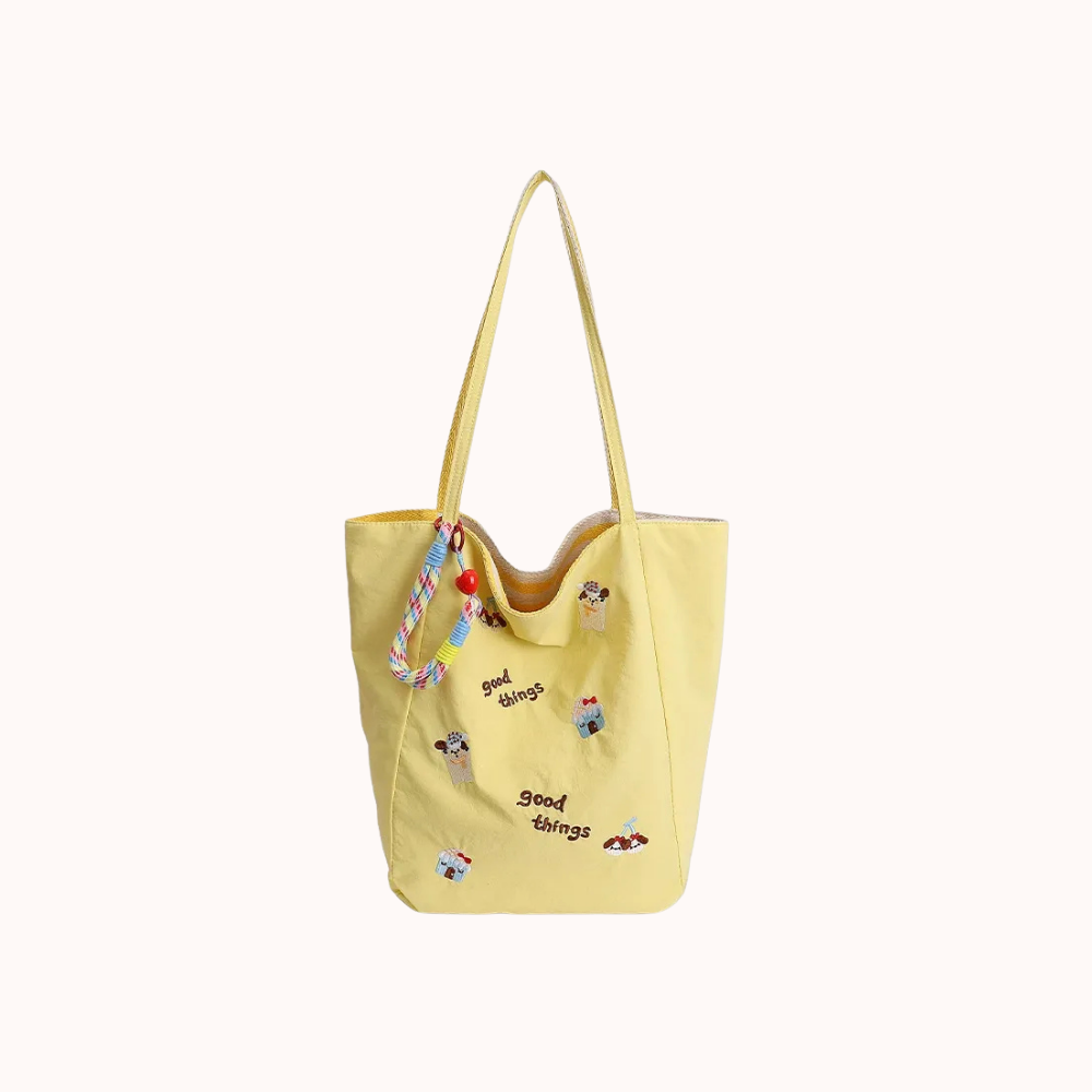 Fioratta Embroidered Tote Bag for Women | Asverra