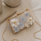 Iridesa Floral Mini Handbag for Women | Asverra