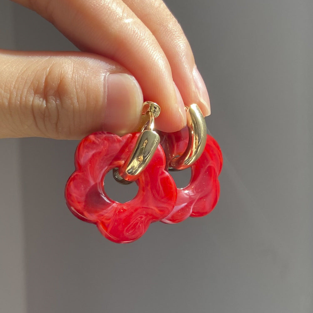 Asverra Amore Floral Earrings