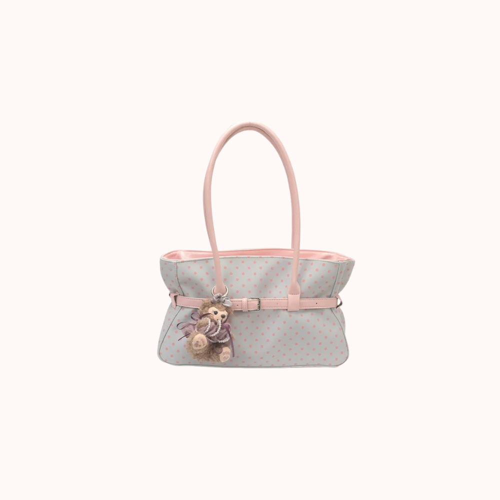 Taffira Polka Dot Tote Bag for Women | Asverra