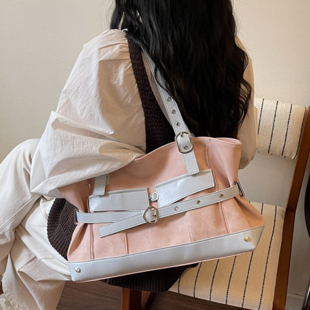 Marnica Belted Shoulder Bag for Women | Asverra
