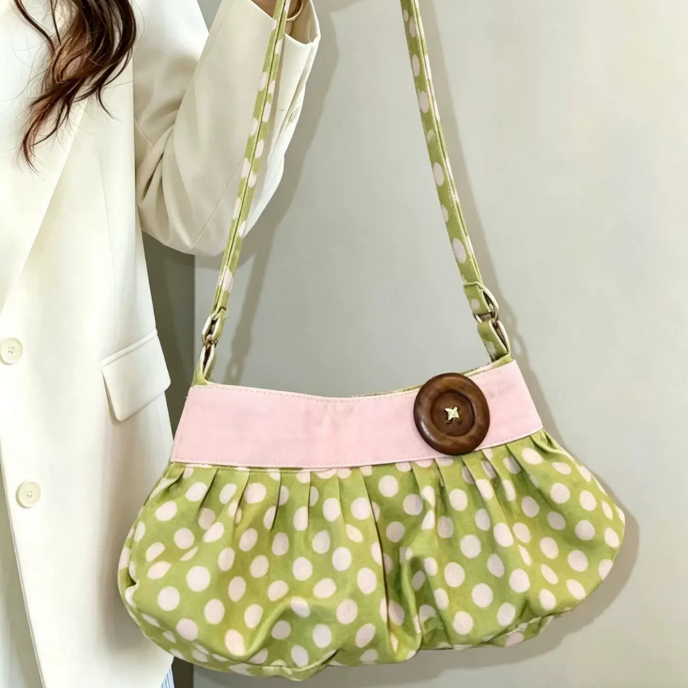 Taviola Polka Dot Shoulder Bag for Women | Asverra