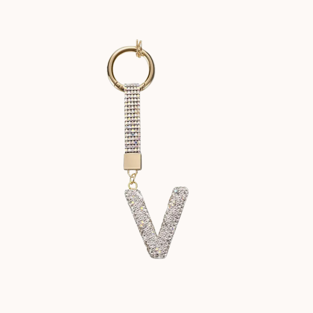 Starry Initials Bag Charm