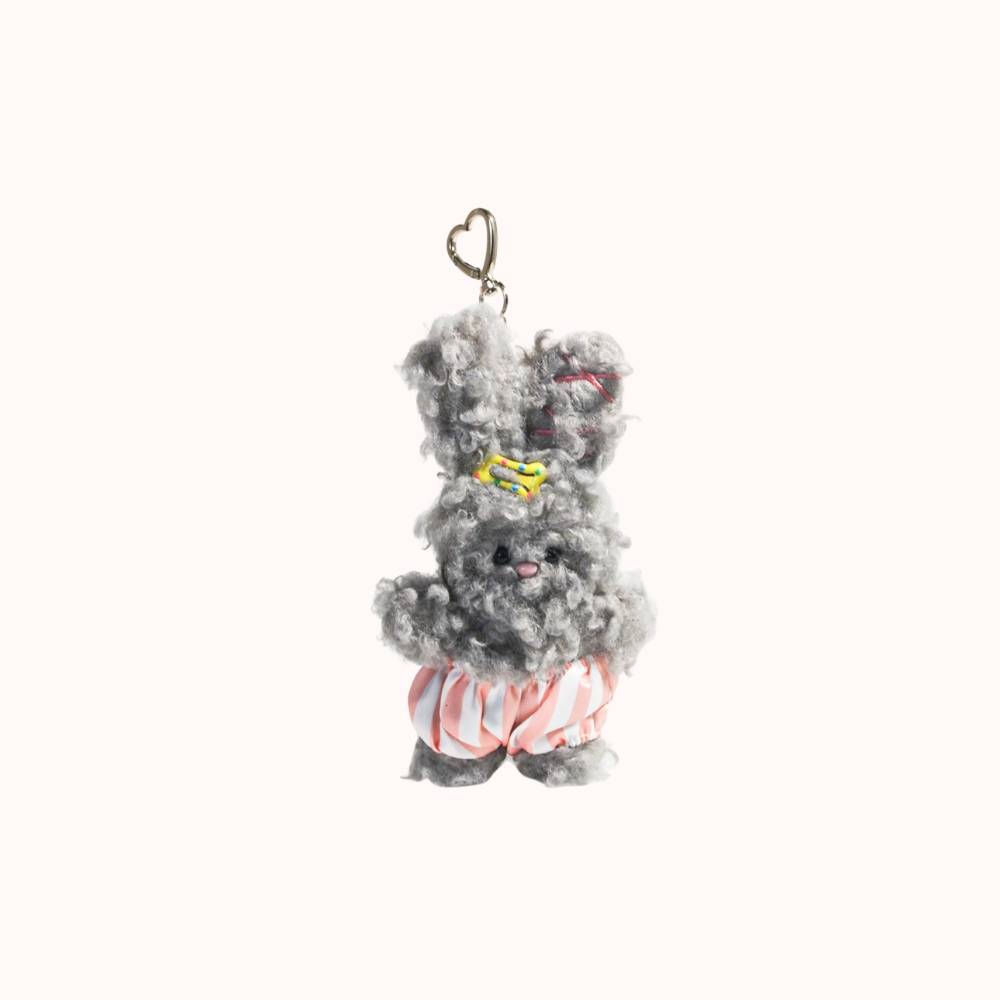 Lumi Bunny Plüsch-Taschenanhänger