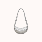 Tavrina Studded Croissant Shoulder Bag for Women | Asverra