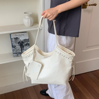 Bravelle Lace-Up Shoulder Bag