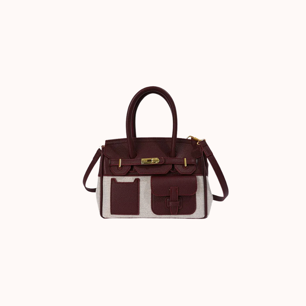 Ambrisa Pocket Satchel Bag for Women | Asverra