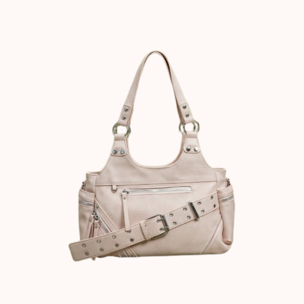 Valmira Studded Shoulder Bag for Women | Asverra