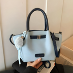 Dovela Contrast-Trim Mini Handbag for Women | Asverra