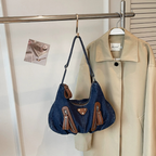 Indara Denim Shoulder Bag
