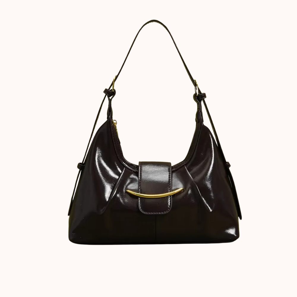 Meddréa Glossy Shoulder Bag for Women | Asverra