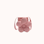 Solenne Gingham Flower Mini Shoulder Bag for Women | Asverra