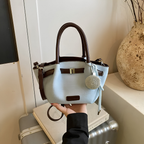 Dovela Contrast-Trim Mini Handbag for Women | Asverra