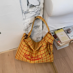 Givrelle Plaid Shoulder Bag for Women | Asverra