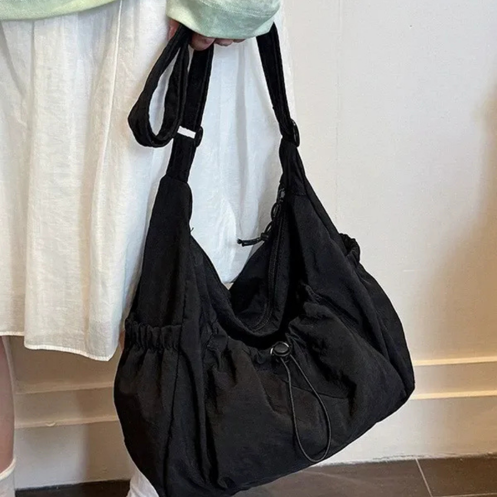 Thalara Ruched Shoulder Bag for Women | Asverra