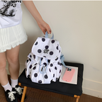 Pimelia Polka Dot Backpack for Women | Asverra