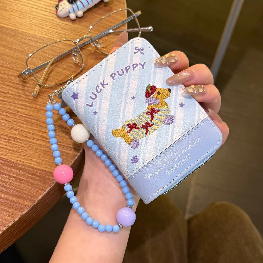 Dachie Bead Card Wallet