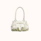 Avelisse Glossy Ruched Shoulder Bag for Women | Asverra