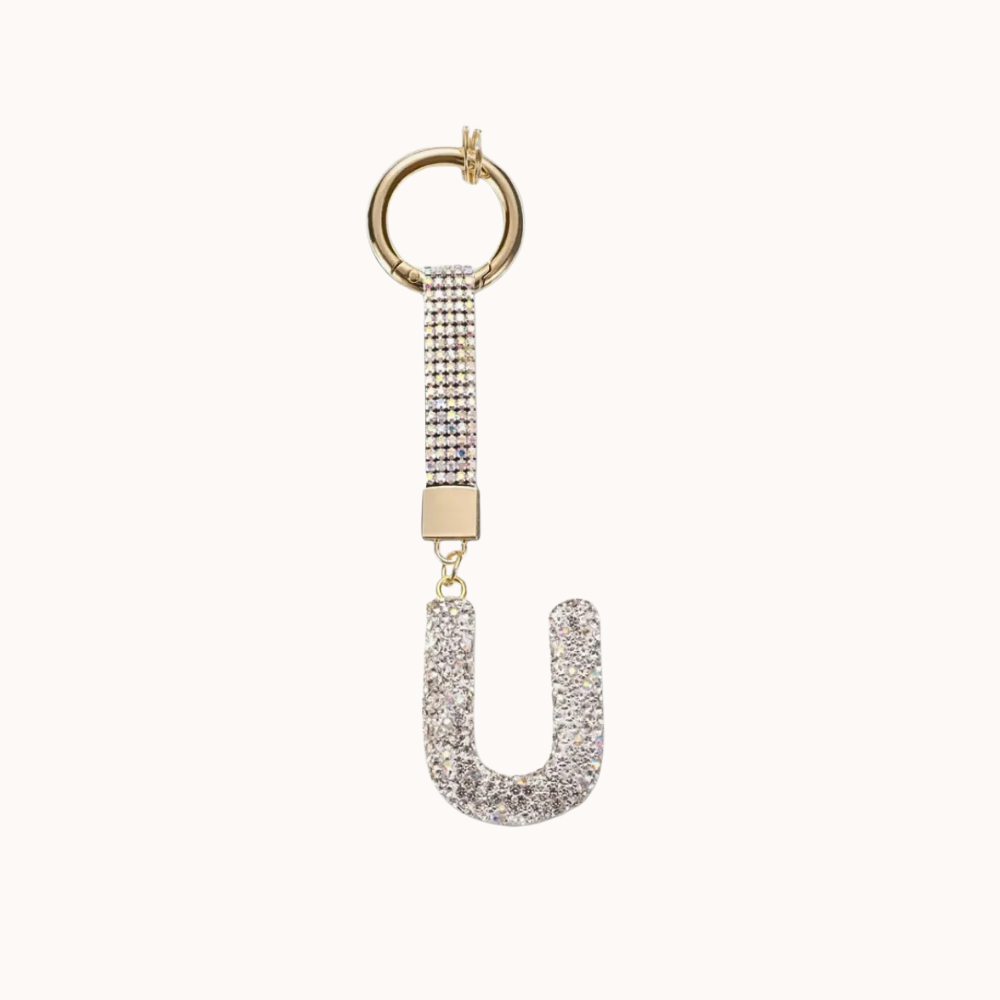 Starry Initials Bag Charm