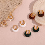 Asverra Cerchio Horseshoe Earrings