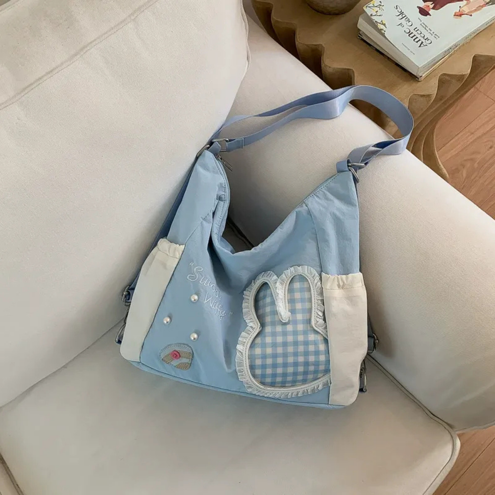 Lusette Bunny Patch Shoulder Bag for Women | Asverra