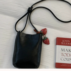 Fruttina Strawberry Charm Bucket Bag