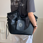 Bravelle Lace-Up Shoulder Bag
