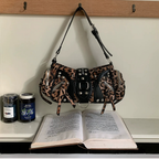 Fauvine Leopard Shoulder Bag for Women | Asverra