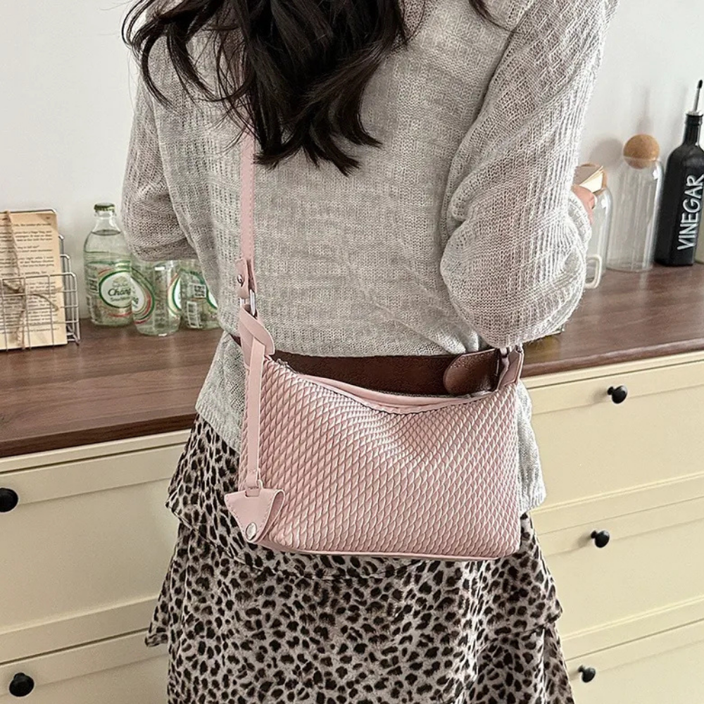 Tissara Woven Shoulder Bag for Women | Asverra