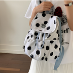 Pimelia Polka Dot Backpack for Women | Asverra