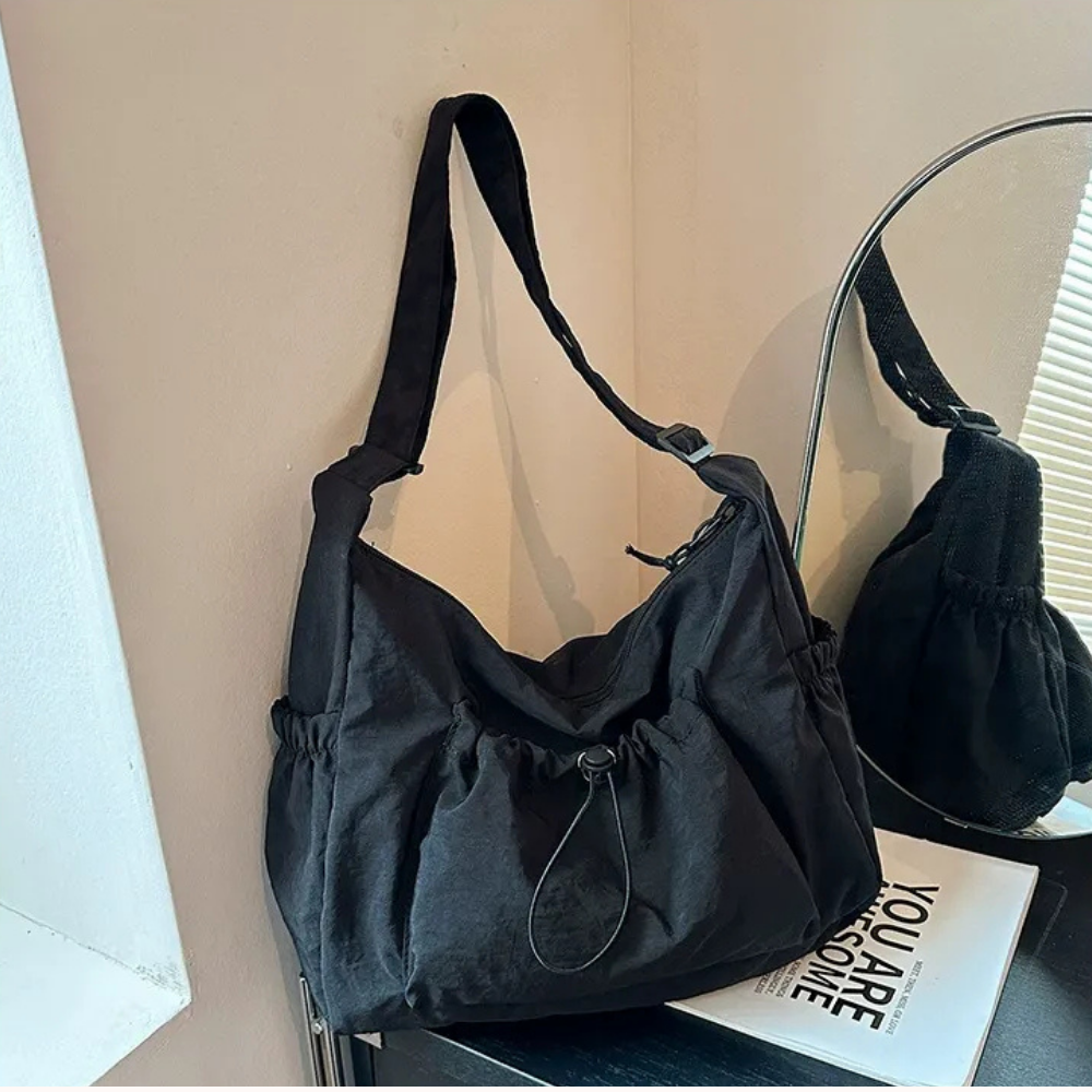 Thalara Ruched Shoulder Bag for Women | Asverra