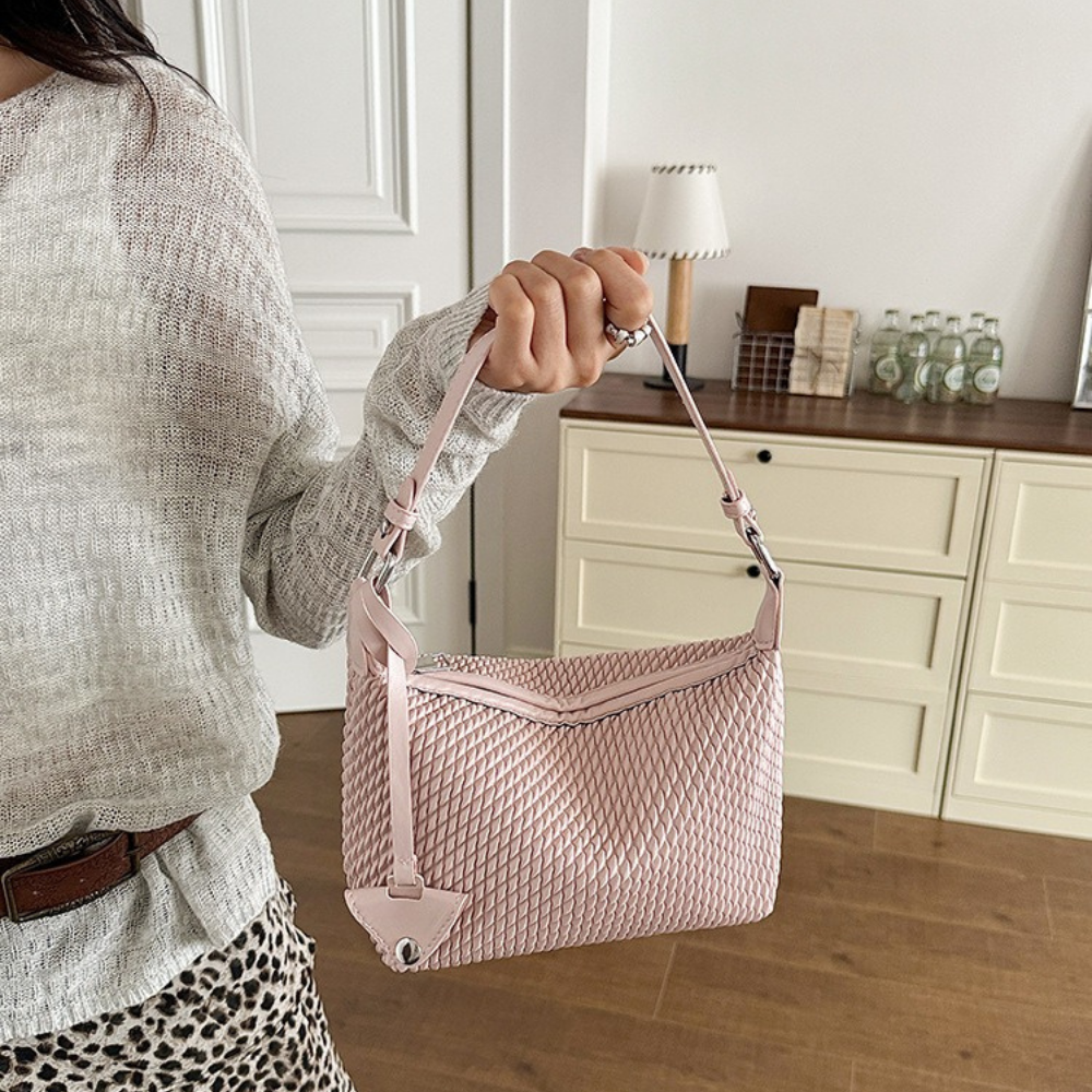 Tissara Woven Shoulder Bag for Women | Asverra