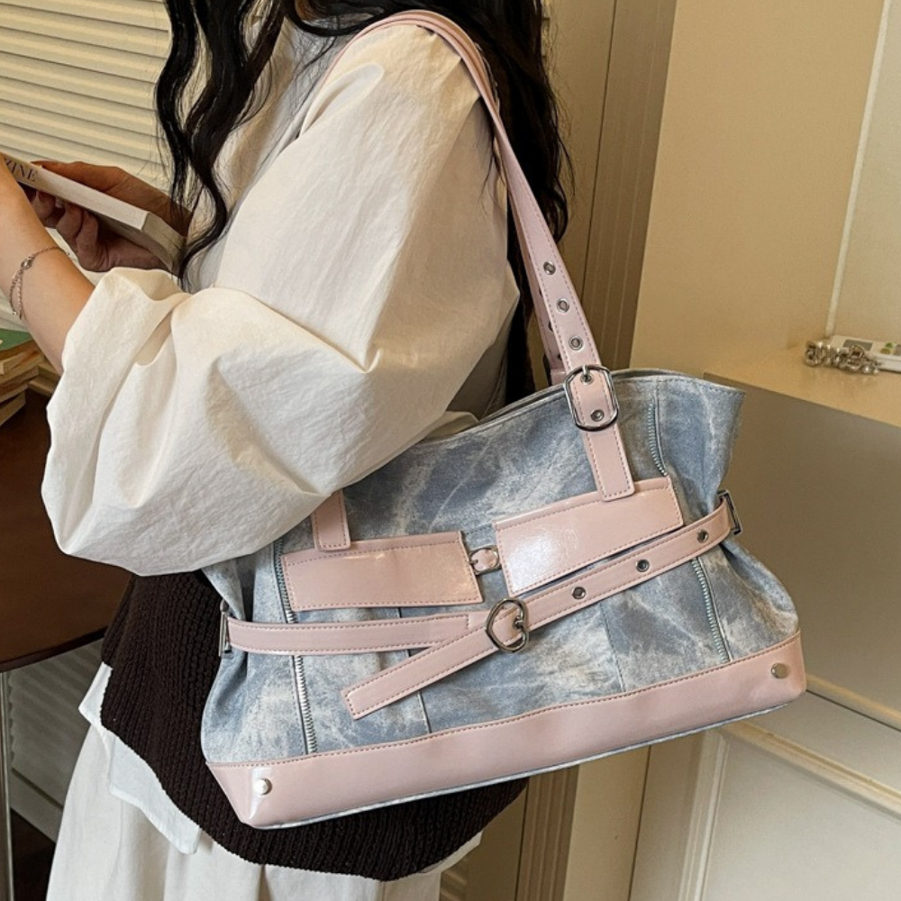 Marnica Belted Shoulder Bag for Women | Asverra