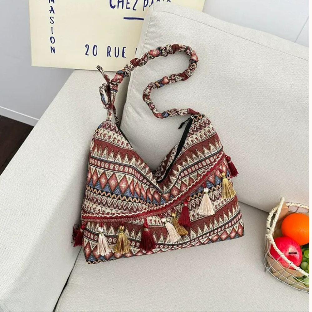 Marivelle Tassel-Trim Tote Bag for Women | Asverra