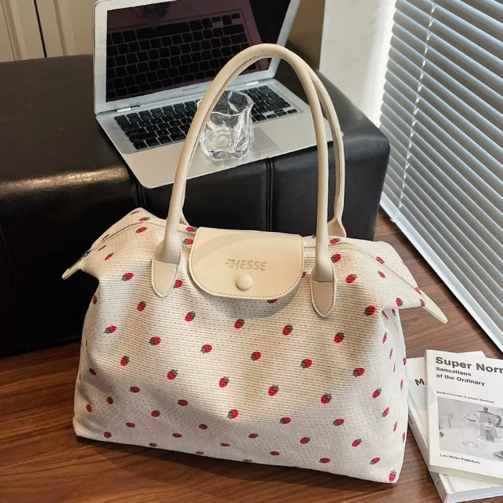 Fraiselle Strawberry Tote Bag for Women | Asverra