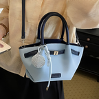 Dovela Contrast-Trim Mini Handbag for Women | Asverra
