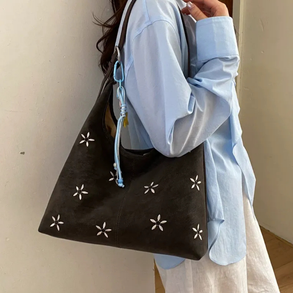 Violette Floral Bucket Bag for Women | Asverra