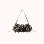 Fauvine Leopard Shoulder Bag for Women | Asverra