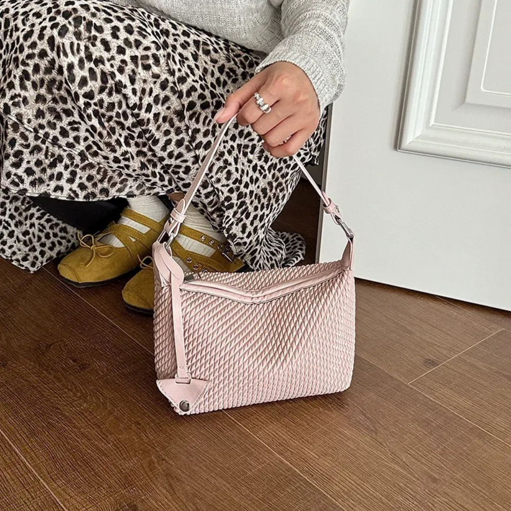 Tissara Woven Shoulder Bag for Women | Asverra