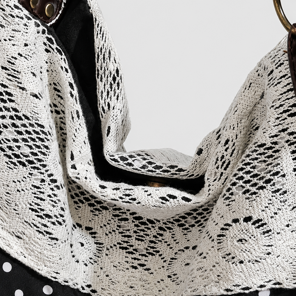 Nivoria Polka Dot Shoulder Bag for Women | Asverra