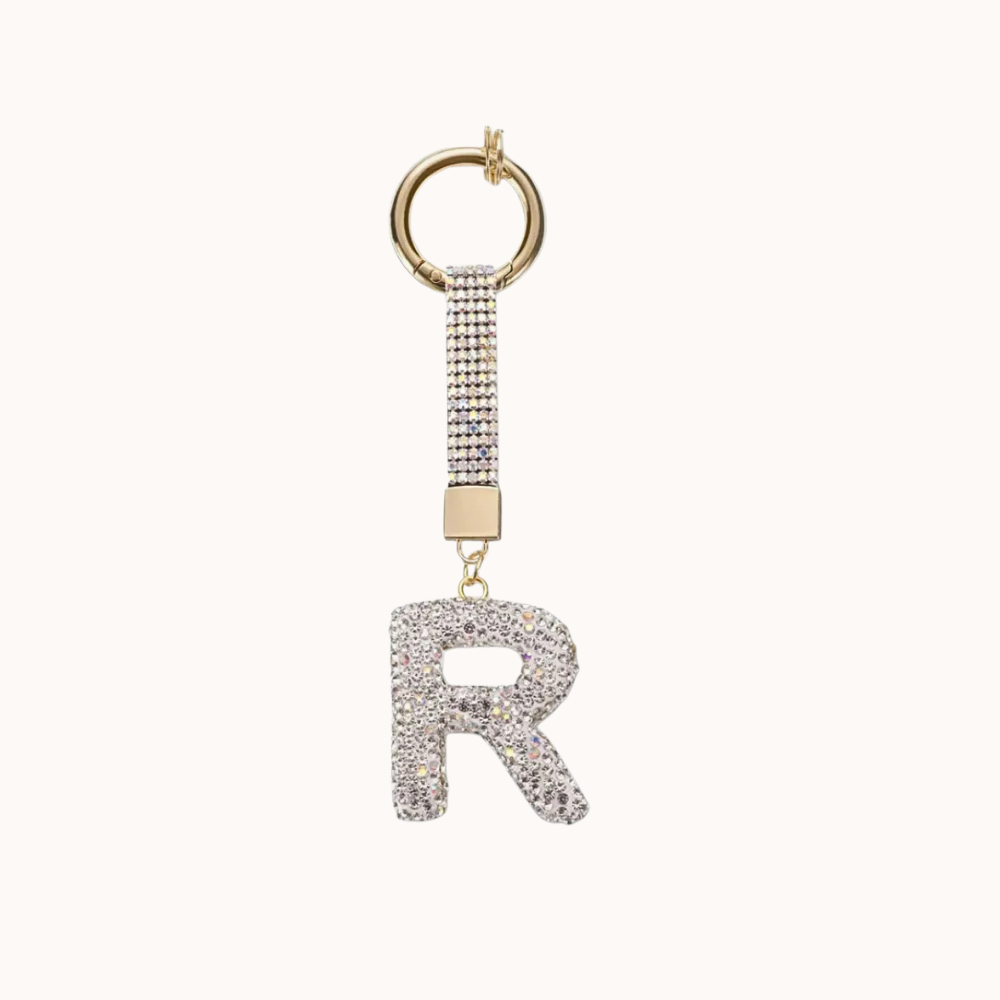 Starry Initials Bag Charm