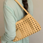 Tesoria Woven Shoulder Bag