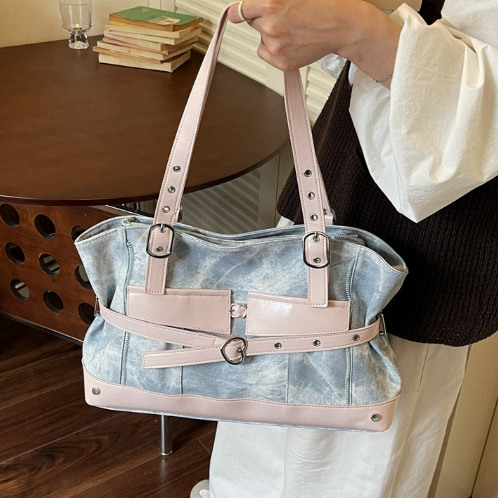 Marnica Belted Shoulder Bag for Women | Asverra