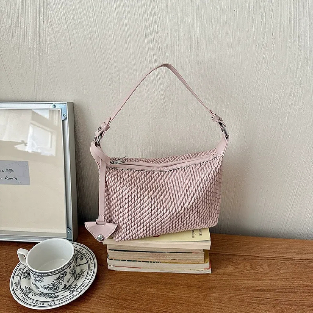 Tissara Woven Shoulder Bag for Women | Asverra