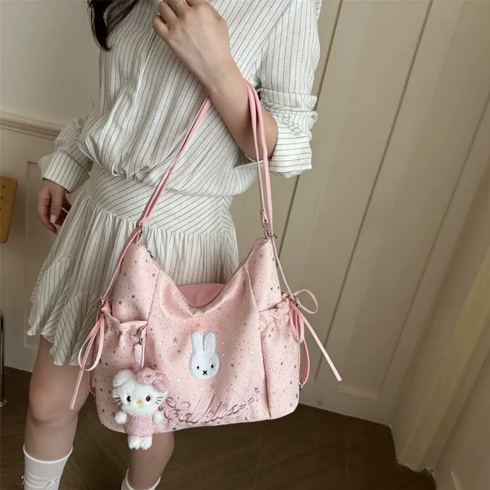 Lusette Bunny Patch Shoulder Bag