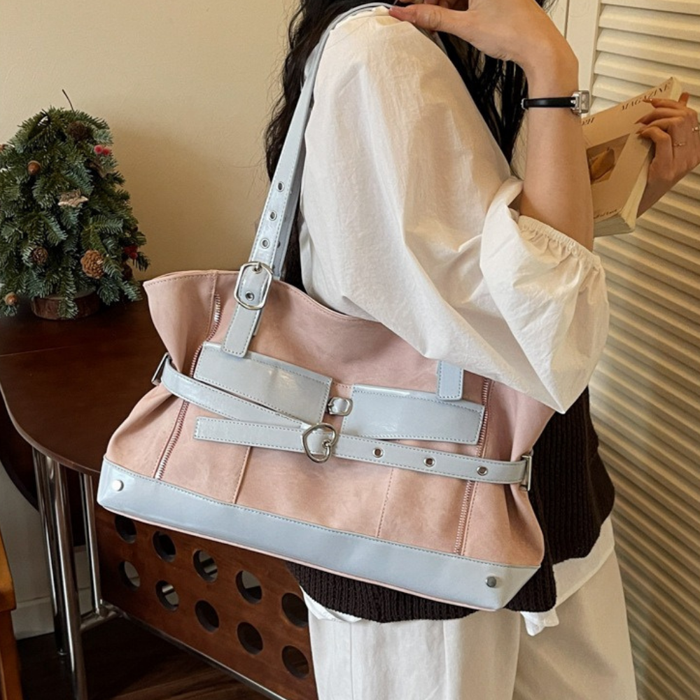 Marnica Belted Shoulder Bag for Women | Asverra