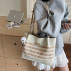 Vivelle Woven Tote Bag for Women | Asverra